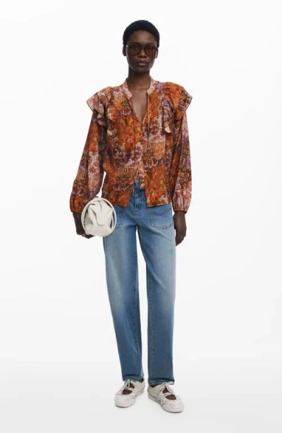 Desigual Paisley Button-up Shirt In Multi