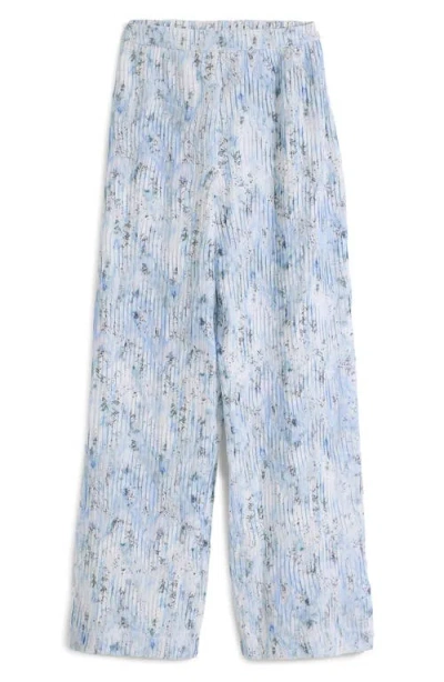 Desigual Pleated Pull-on Pants In Blue