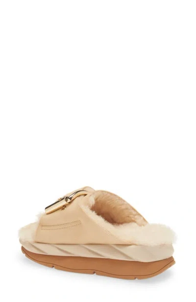 4ccccees Mellow Laze Platform Slide Sandal In Nude