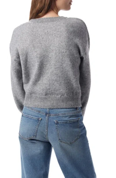 Do By Dee Ocleppo Sequin Overlay Crewneck Sweater In Gray