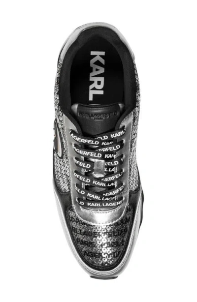Karl Lagerfeld Paris Meade Platform Sneaker In Black