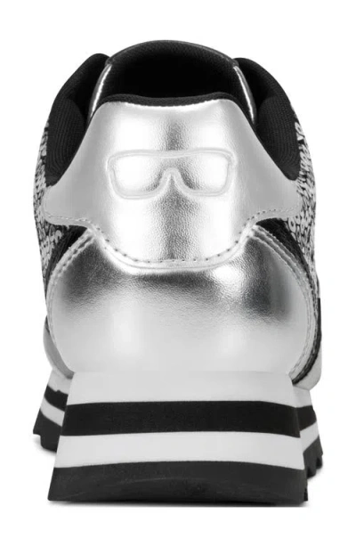 Karl Lagerfeld Paris Meade Platform Sneaker In Black