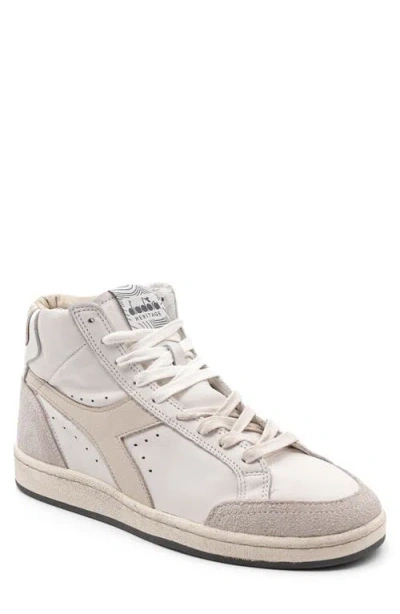 Diadora Prestige Used High Top Sneaker In Neutral