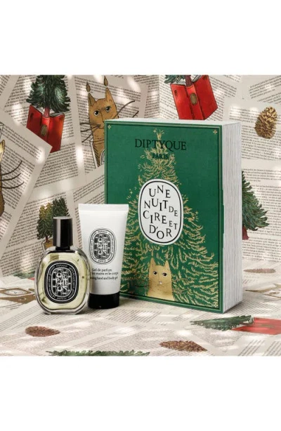 Diptyque Orpheon Surprise Box Fragrance Gift Set In Green