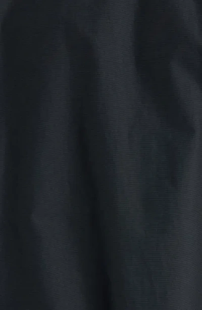 L.l.bean Flannel Lined Water Resistant Warm-up Jacket In Black