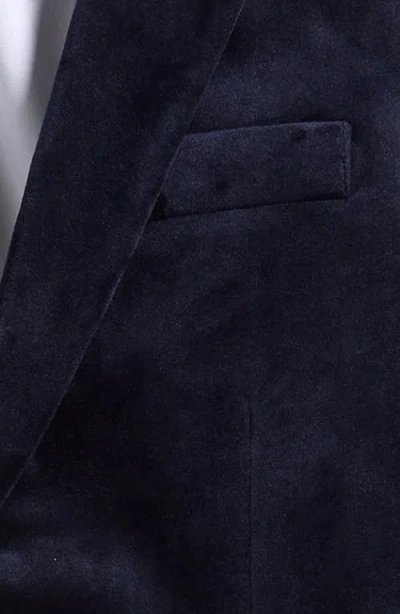 Tallia Kids' Velvet Jacket 4-piece Suit Set In Blue