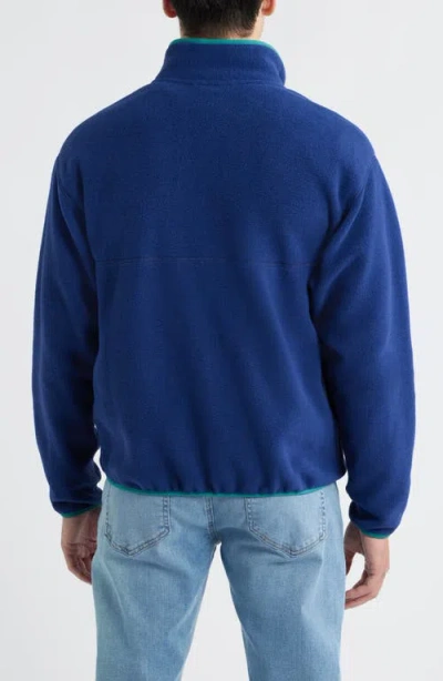 L.l.bean Classic Fleece Half Snap Pullover In Black