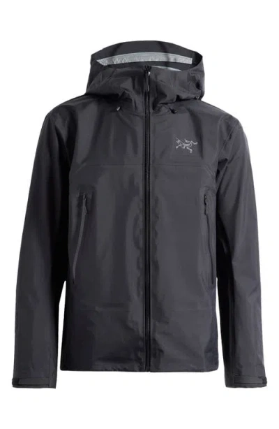 Arc'teryx Beta Sl Hybrid Gore-tex® Hooded Jacket In Black