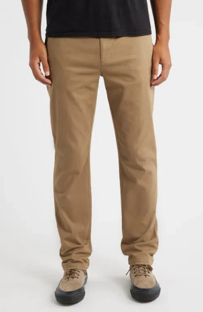 Free Fly Anchor Stretch Twill Pants In Brown