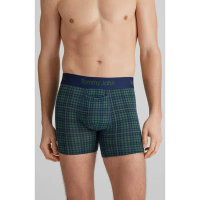 Tommy John Second Skin 4-inch Boxer Briefs In Green