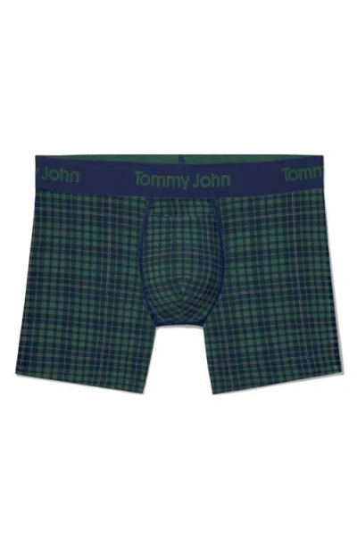 Tommy John Second Skin 4-inch Boxer Briefs In Green