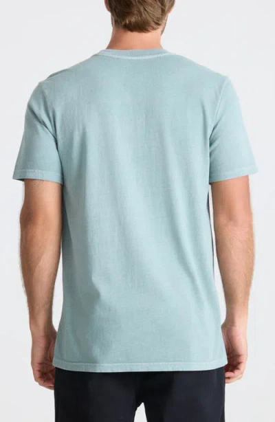 Roark Safecamp Embroidery Cotton T-shirt In Green