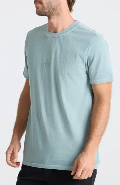 Roark Safecamp Embroidery Cotton T-shirt In Green