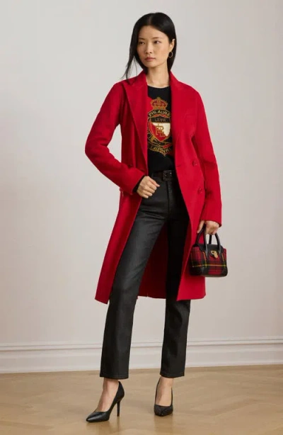 Ralph Lauren Women's Coated Straight Ankle Jeans In Black