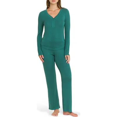Honeydew Dreamland Pajamas In Green
