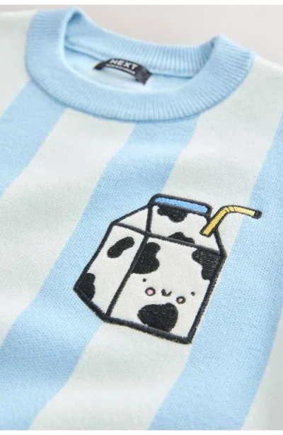 Next Kids' Vertical Stripe Sweater In Multi