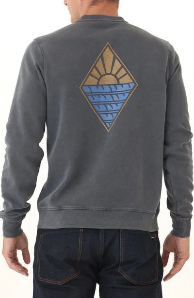 Threads 4 Thought Diamond Graphic Mineral Wash Sweatshirt In Gray