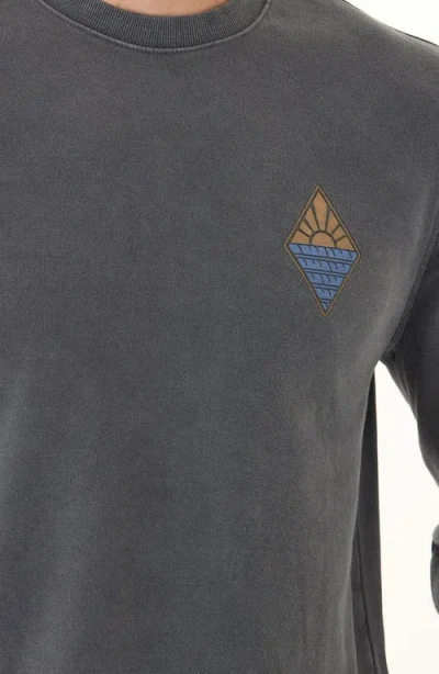 Threads 4 Thought Diamond Graphic Mineral Wash Sweatshirt In Gray