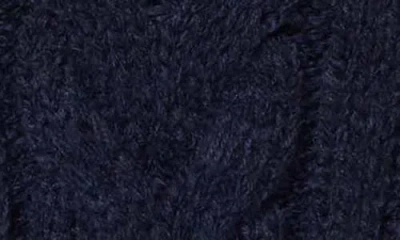 Habitual Cable Stitch Sweater In Blue