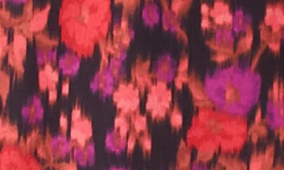 Cece Women's Waist Tie Crewneck Mini Dress In Multi