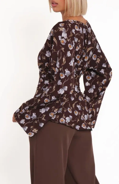 Petal And Pup Petal & Pup Calantha Floral Top In Animal Print