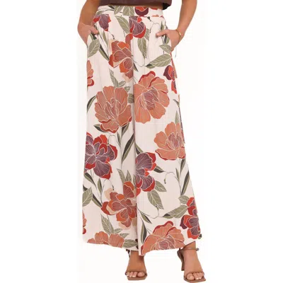 Petal And Pup Petal & Pup Bertha Floral Print Wide Leg Pants In Multi