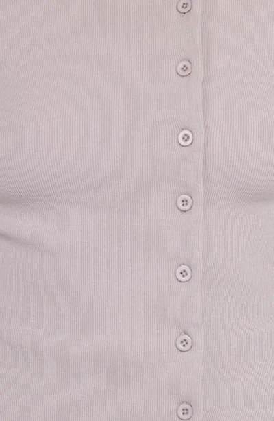 Petal And Pup Petal & Pup Cass Long Sleeve Henley In Gray