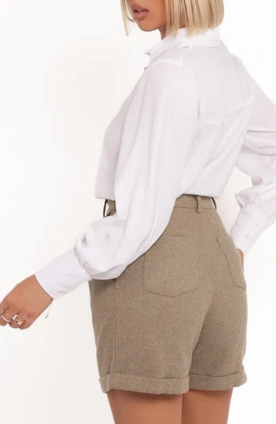 Petal And Pup Petal & Pup Briggs Long Sleeve Woven Shirt In White