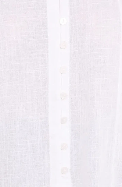 Petal And Pup Petal & Pup Briggs Long Sleeve Woven Shirt In White