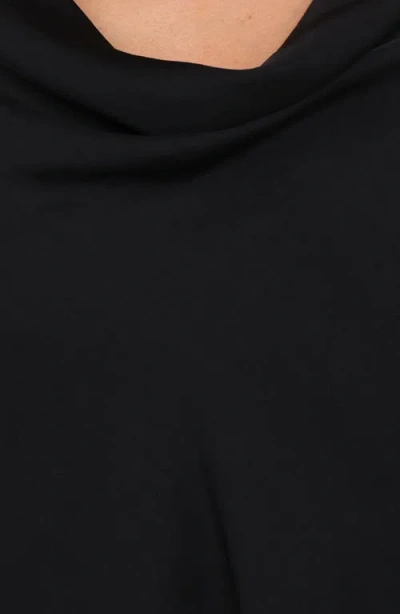 Petal And Pup Petal & Pup Vinita Cowl Neck Long Sleeve Top In Black