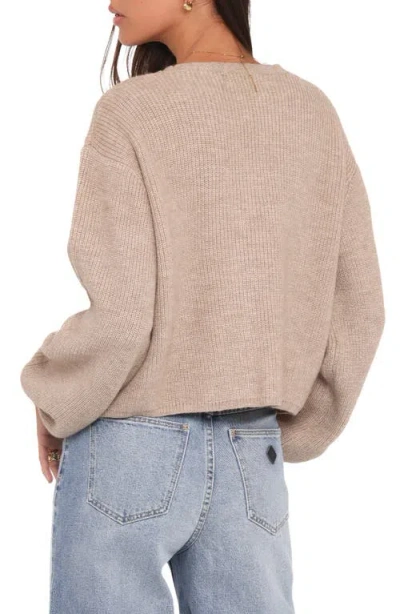 Petal And Pup Petal & Pup Sybil V-neck Cardigan In Brown