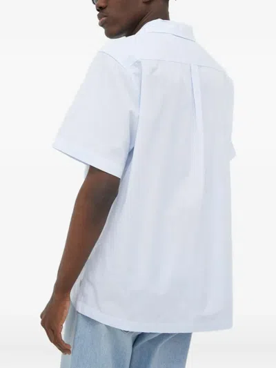 Les Deux Striped-pattern Shirt In White