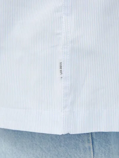 Les Deux Striped-pattern Shirt In White