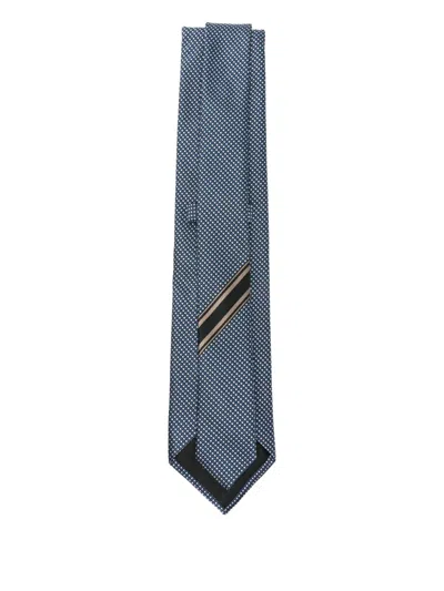 Brioni Silk Tie In Blue
