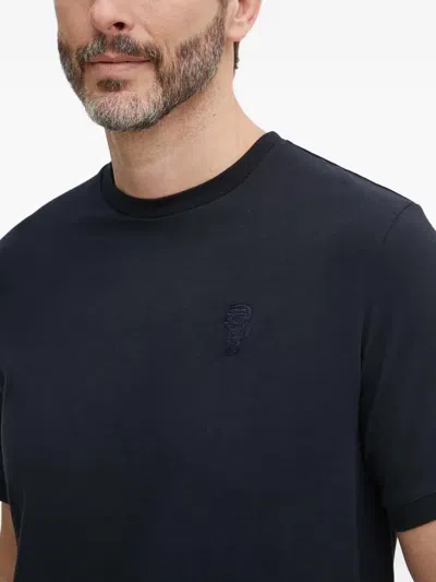 Karl Lagerfeld Logo T-shirt In Black