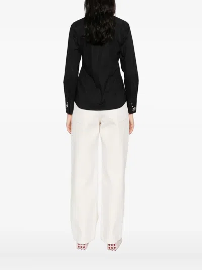 Caliban Embellished Long-sleeved Shirt In Black