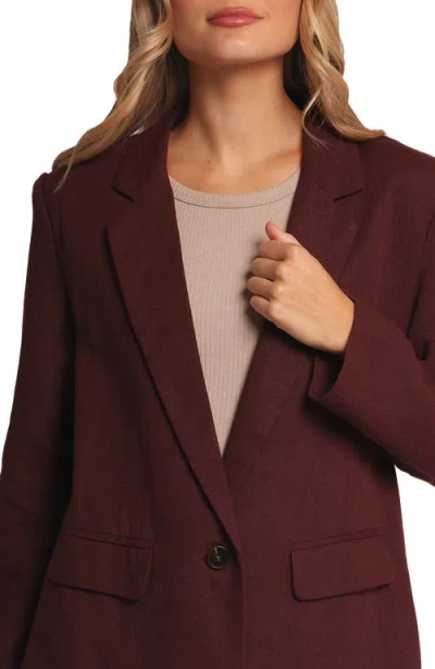 Petal And Pup Petal & Pup Rhodes Oversize Blazer In Red