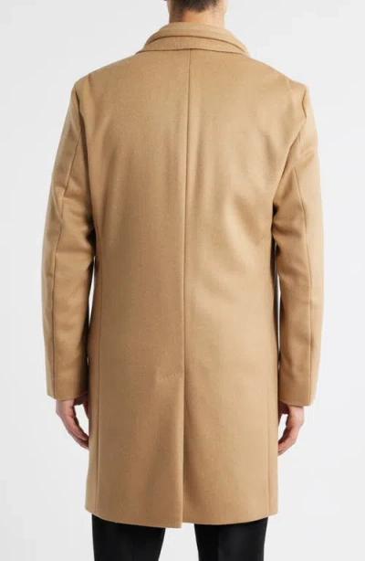 Hugo Boss Boss Jared 3-in-1 Coat With Removable Bib In Brown