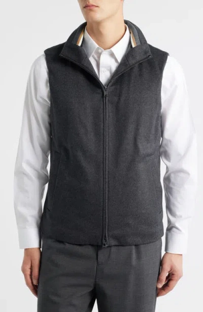 Hugo Boss Boss Jared 3-in-1 Coat With Removable Bib In Gray