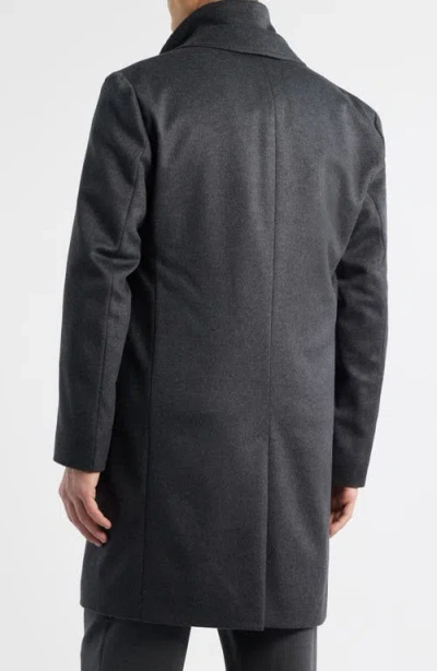 Hugo Boss Boss Jared 3-in-1 Coat With Removable Bib In Gray