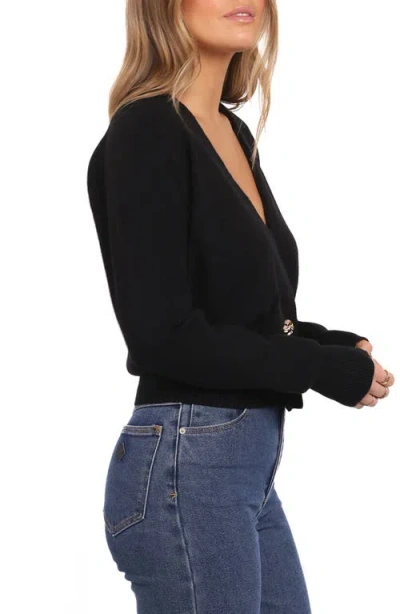 Petal And Pup Petal & Pup Caterina One-button Cardigan In Black