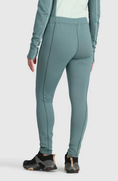 Outdoor Research Vigor Grid Fleece Leggings In Blue