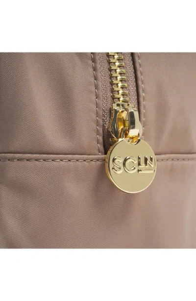 Stoney Clover Lane Large Zip Nylon Pouch In Neutral