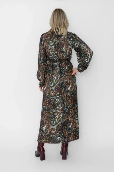 West Of Francoise Ankle Dress In Green