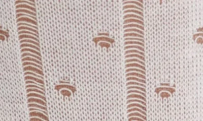 High Heel Jungle Assorted 2-pack Ruffle Cuff Semisheer Crew Socks In Neutral