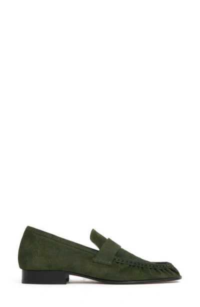 Mansur Gavriel Penny Loafer In Green