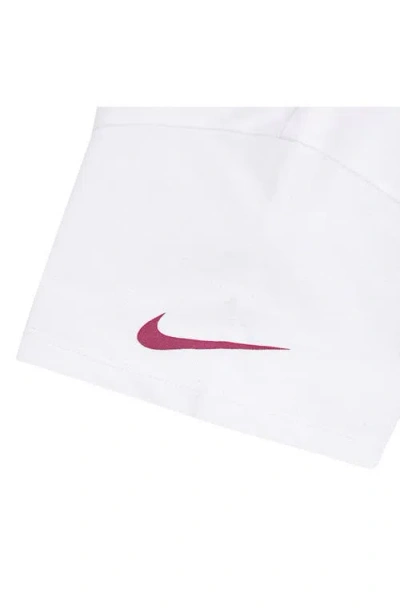 Nike Kids' Essentials Cotton Graphic T-shirt In White
