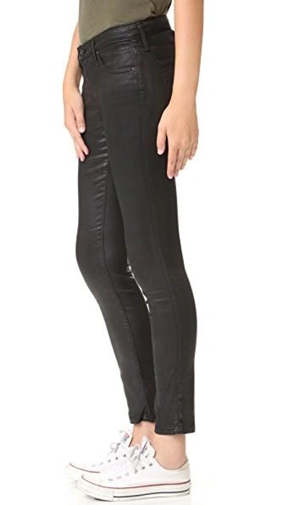 Shop Ag The Legging Ankle Jeans In Super Black