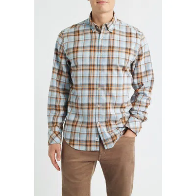 James Campbell Winstead Trim Fit Plaid Cotton Button-up Shirt In Multi