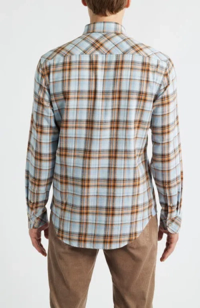 James Campbell Winstead Trim Fit Plaid Cotton Button-up Shirt In Multi